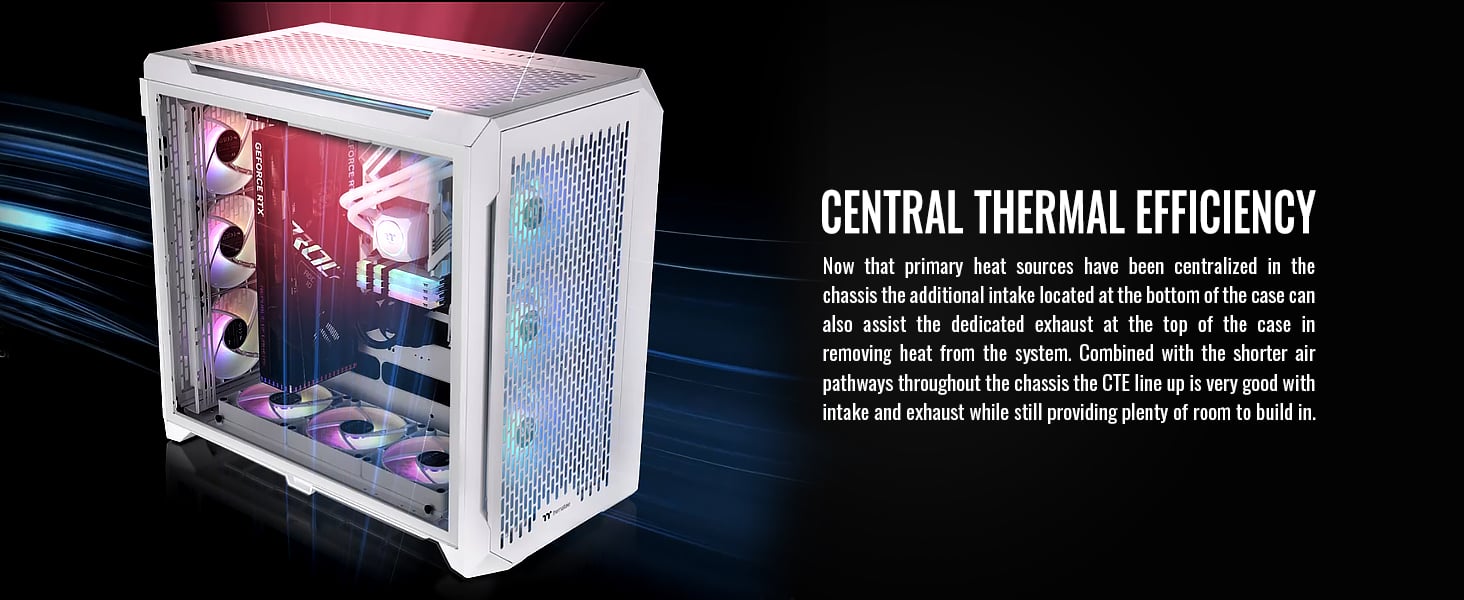 Thermaltake CTE C750 TG ARGB Snow Case